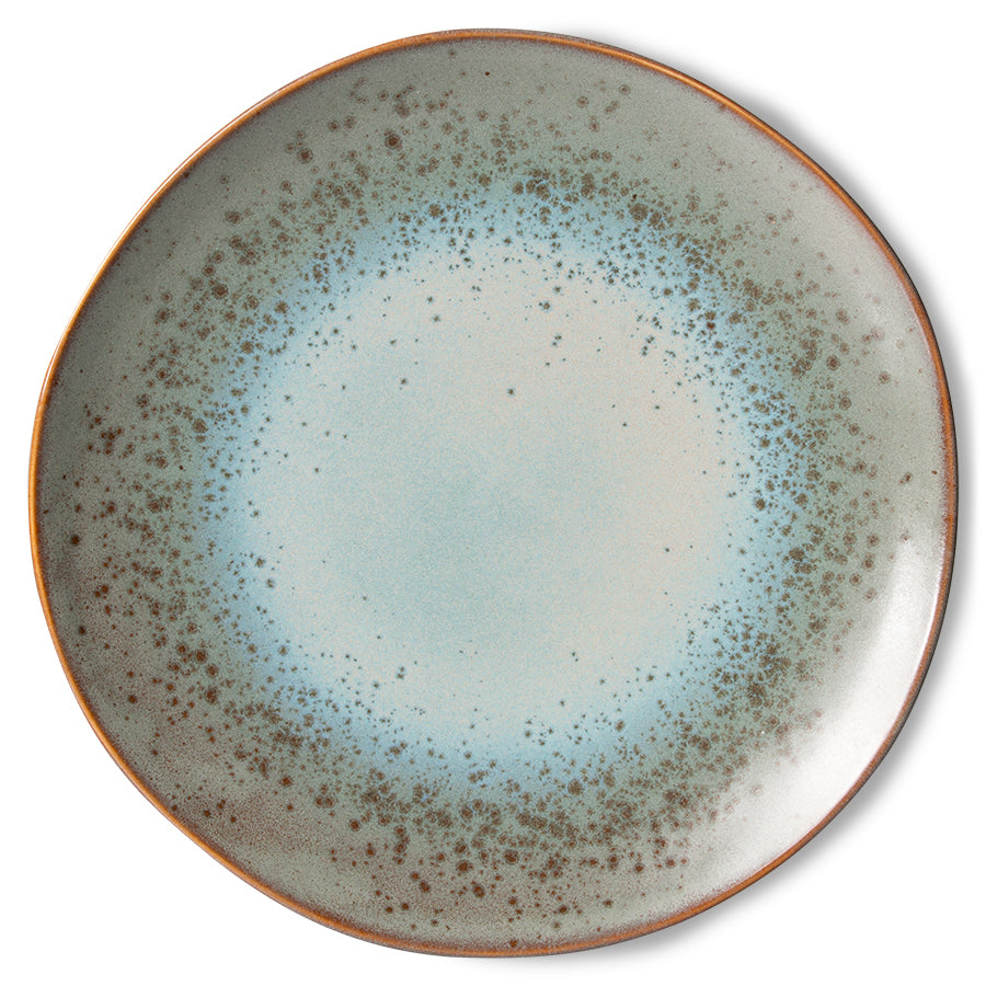 70's Ceramics Dinner Plate Mineral van HKliving te koop bij LEEF mode en accessoires Meppel