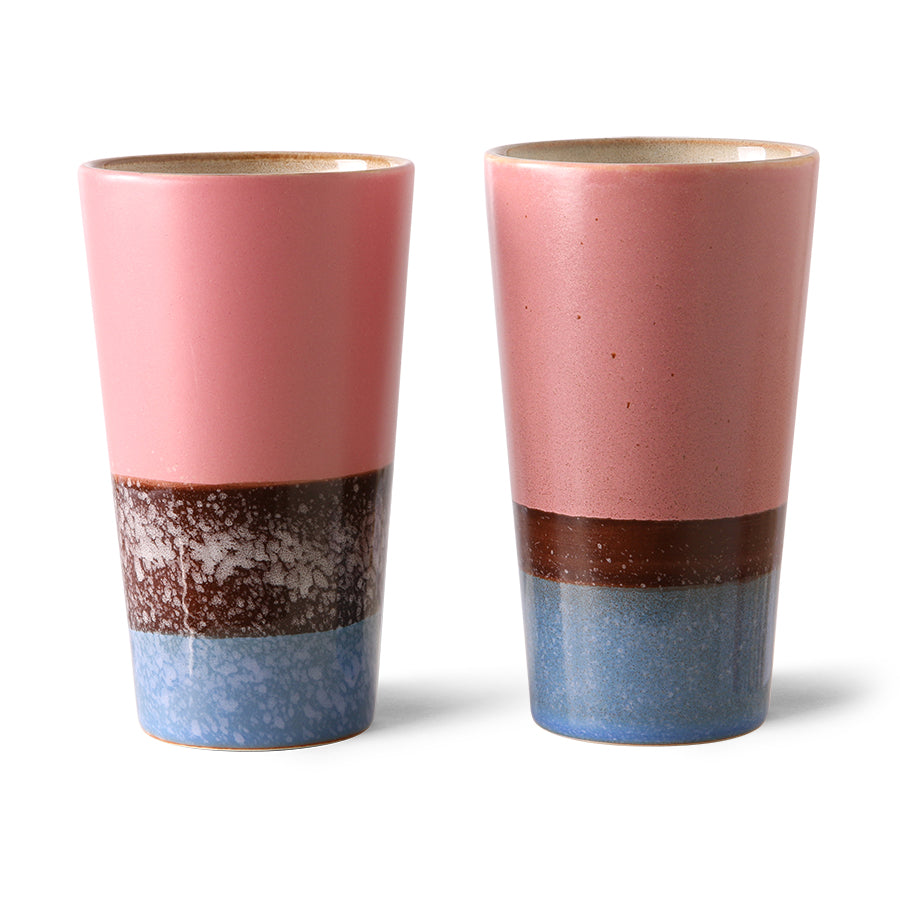 70's Ceramics Latte Mug Reef van HKliving te koop bij LEEF mode en accessoires Meppel