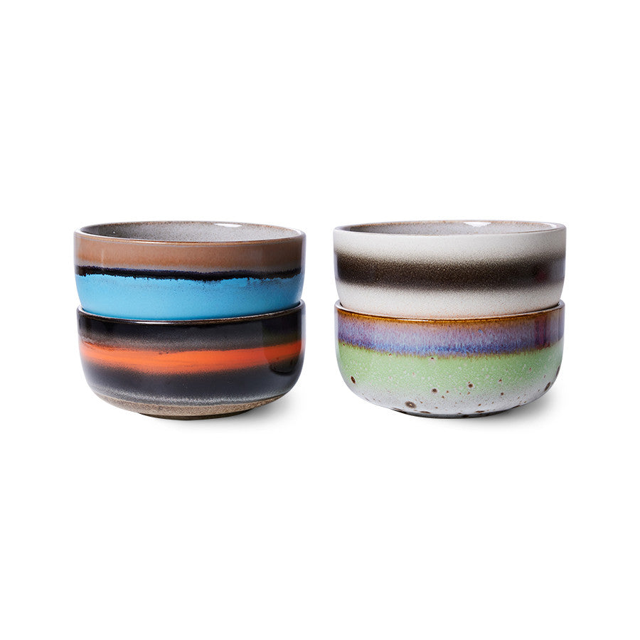 70's Ceramics dessert bowls Sunshine - LEEF mode en accessoires