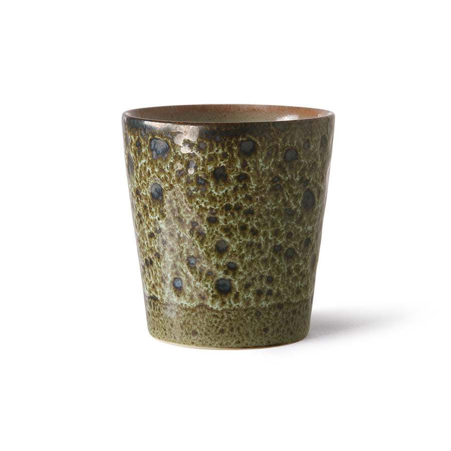 70s ceramics: coffee mug Vulcano van HKliving te koop bij LEEF mode en accessoires Meppel