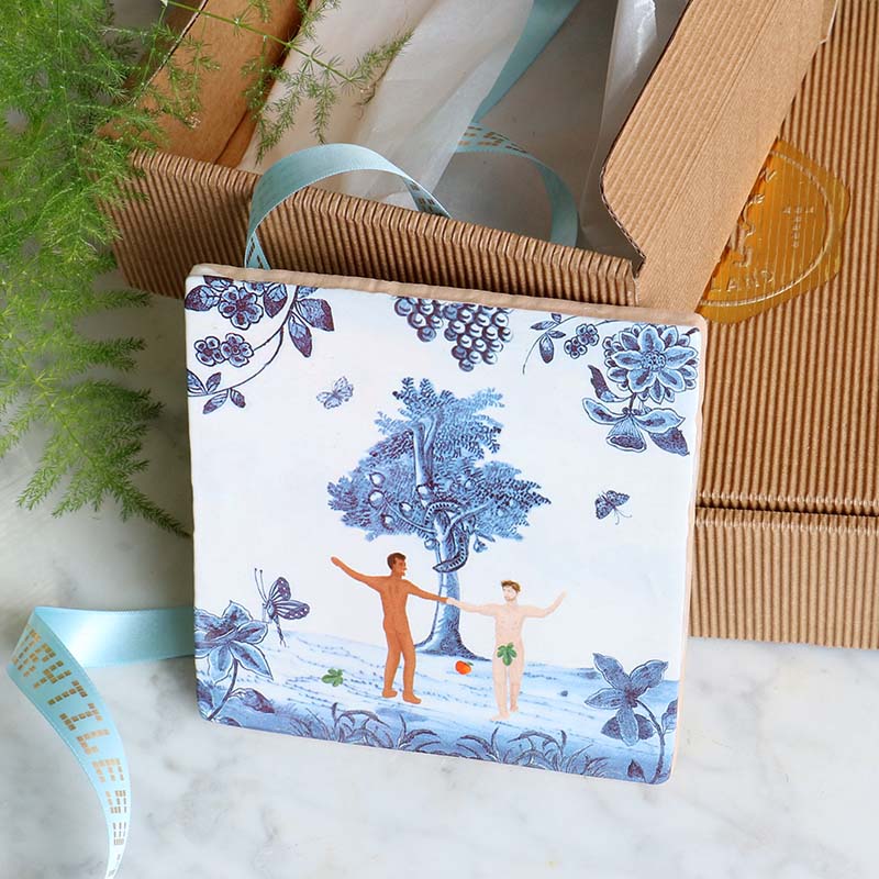 Adam & Adam in the Garden of Eden van StoryTiles te koop bij LEEF mode en accessoires Meppel