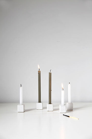 Blok Kandelaar White - LEEF mode en accessoires