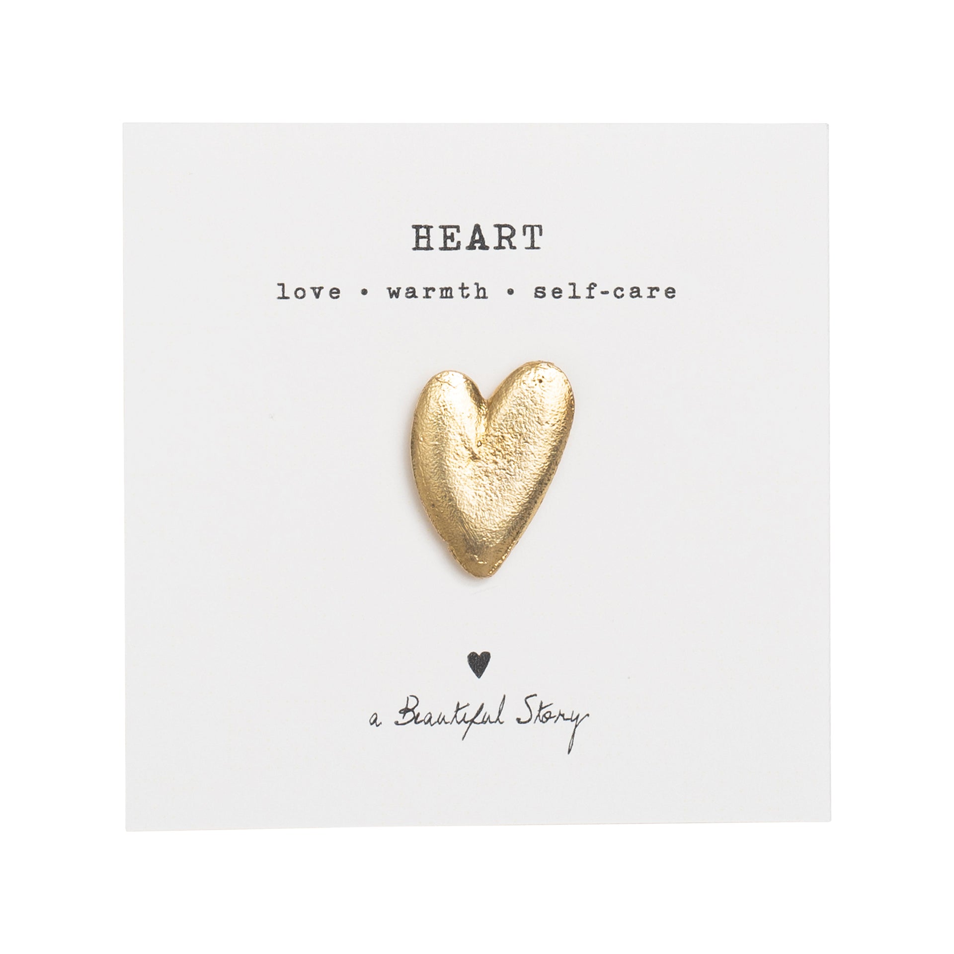 Brooch Heart GP van a Beautiful Story te koop bij LEEF mode en accessoires Meppel