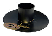 Candle Holder Black black van De Weldaad te koop bij LEEF mode en accessoires Meppel