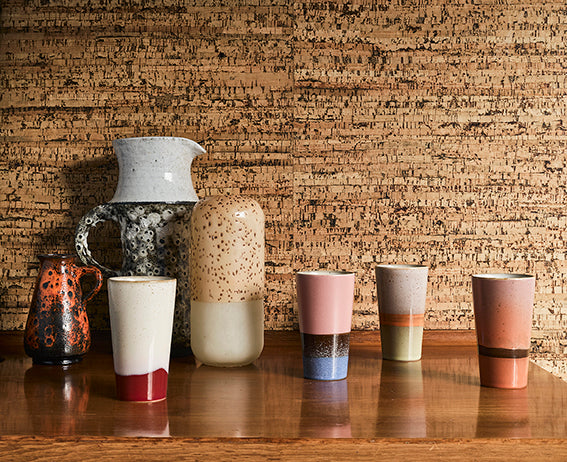 Ceramic 70's Latte mug Mars Mars van HKliving te koop bij LEEF mode en accessoires Meppel