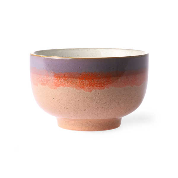 Ceramic 70's Noodle bowl Sunset van HKliving te koop bij LEEF mode en accessoires Meppel