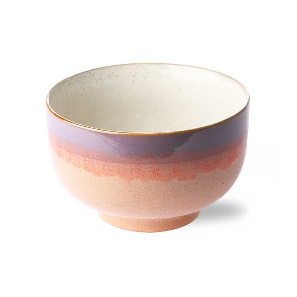 Ceramic 70's Noodle bowl Sunset van HKliving te koop bij LEEF mode en accessoires Meppel