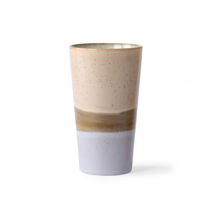 Ceramic 70's latte mugs Lake van HKliving te koop bij LEEF mode en accessoires Meppel