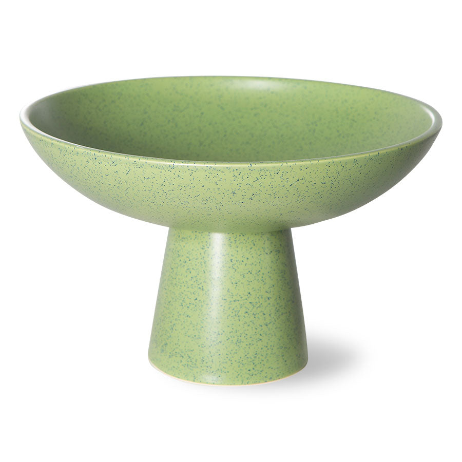Ceramic Bowl on Base M Pistachio van HKliving te koop bij LEEF mode en accessoires Meppel