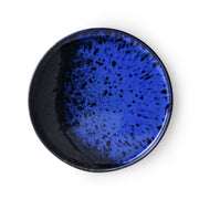 Ceramic Dessert Plate Cobalt/Black van HKliving te koop bij LEEF mode en accessoires Meppel