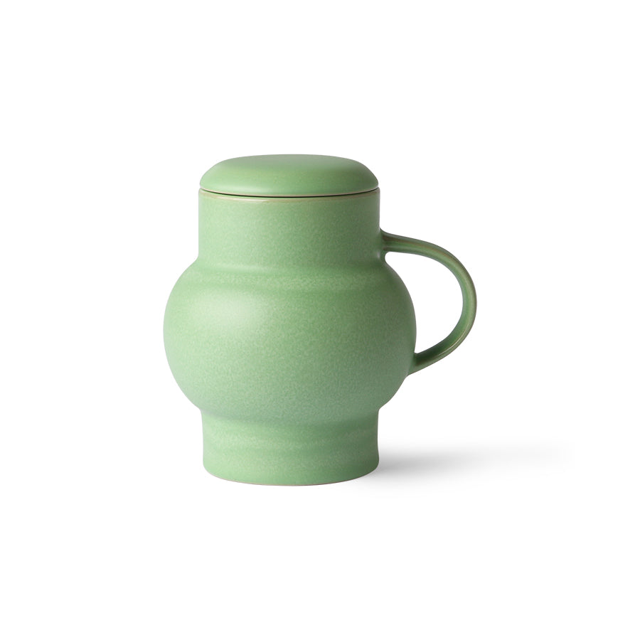 Ceramic bubble tea mug L mint green Mint green van HKliving te koop bij LEEF mode en accessoires Meppel