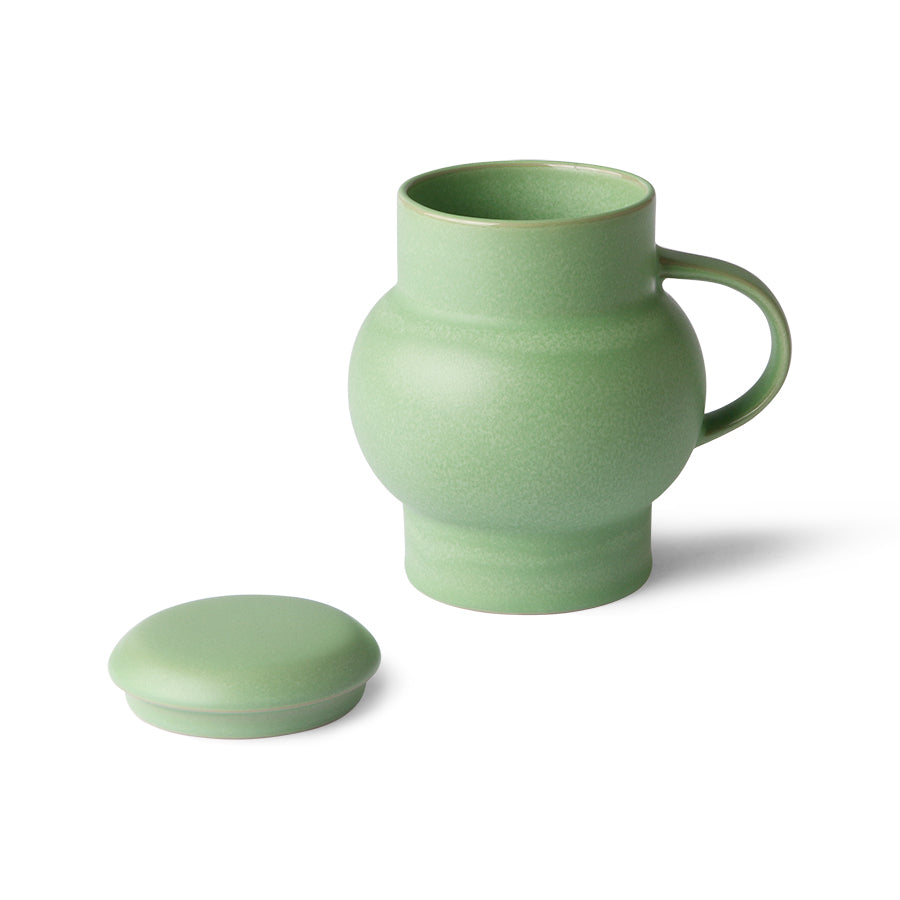 Ceramic bubble tea mug L mint green Mint green van HKliving te koop bij LEEF mode en accessoires Meppel