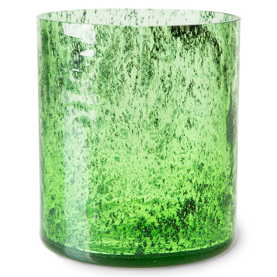 Cheetah Glas Vases klein Green van HKliving te koop bij LEEF mode en accessoires Meppel