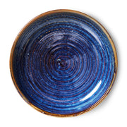 Chef Ceramics Deep Plate L Rustic Blue - LEEF mode en accessoires