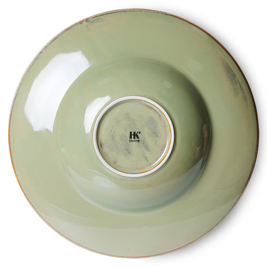 Chef Ceramics Pasta Plate moss green - LEEF mode en accessoires