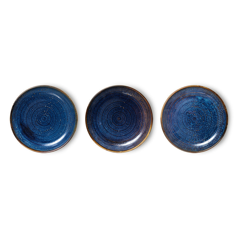 Chef Ceramics Side Plate Rustic Blue - LEEF mode en accessoires