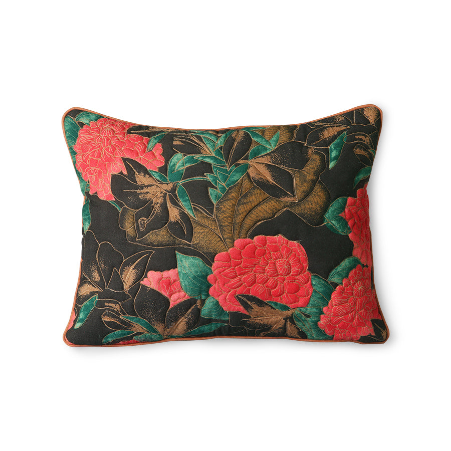 Doris for HKLiving Stitched Cushion floral van HKliving te koop bij LEEF mode en accessoires Meppel