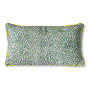 Doris for HKLiving: printed cushion green (35x60) Green - LEEF mode en accessoires