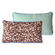 Doris for HKliving:printed cushion brown (35x60) Brown van HKliving te koop bij LEEF mode en accessoires Meppel