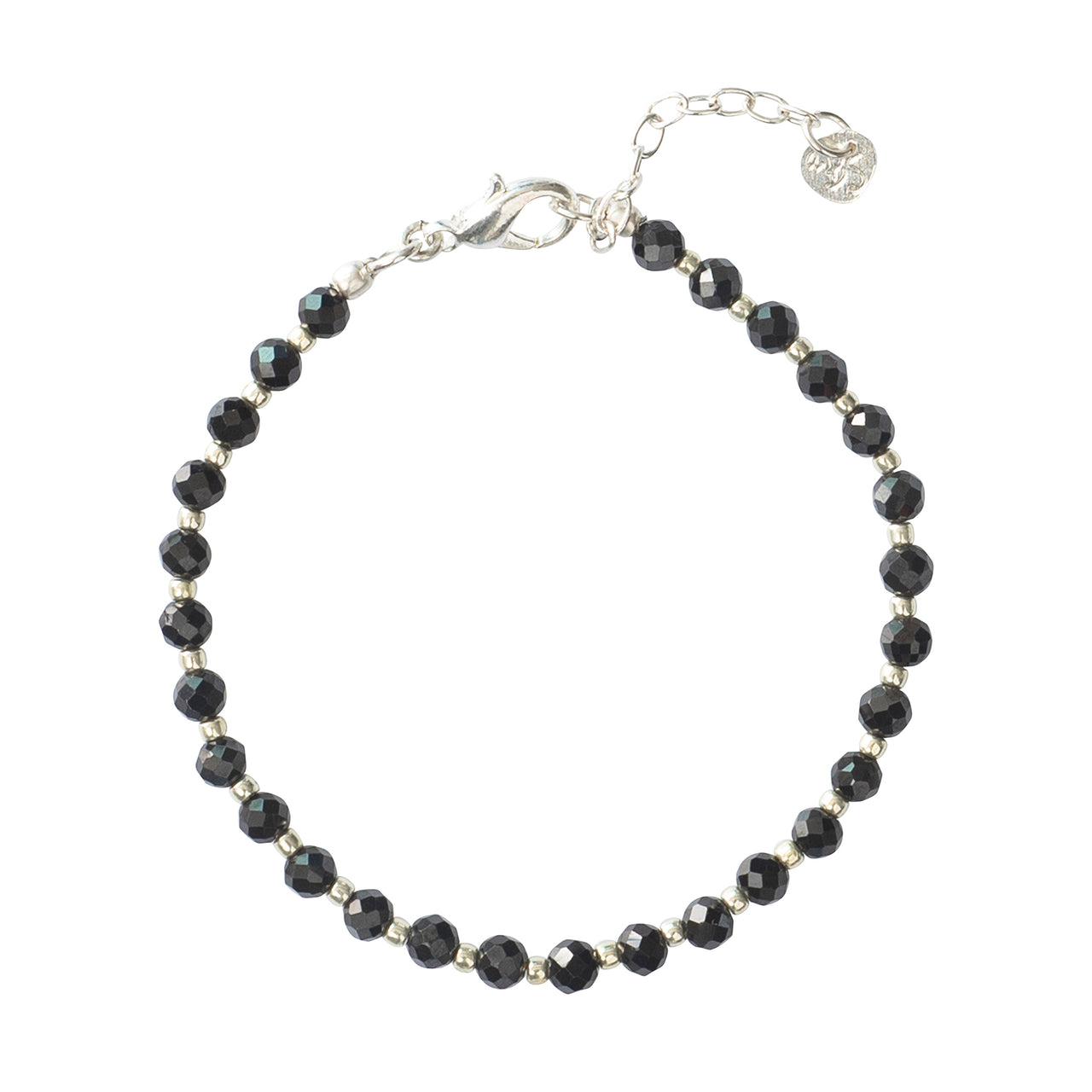 Energy Black Onyx Silver Bracelet Black onyx - LEEF mode en accessoires