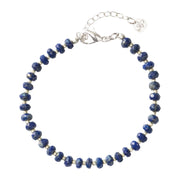 Energy Lapis Lazuli Silver Bracelet Lapis Lazuli - LEEF mode en accessoires