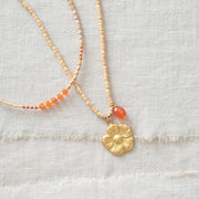 Fantasy Carnelian GC Necklace Carnelian - LEEF mode en accessoires