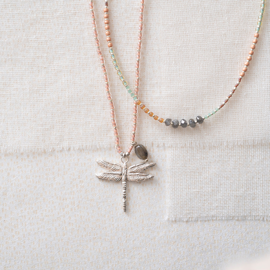 Fantasy Labradorite SC Necklace Labradorite - LEEF mode en accessoires