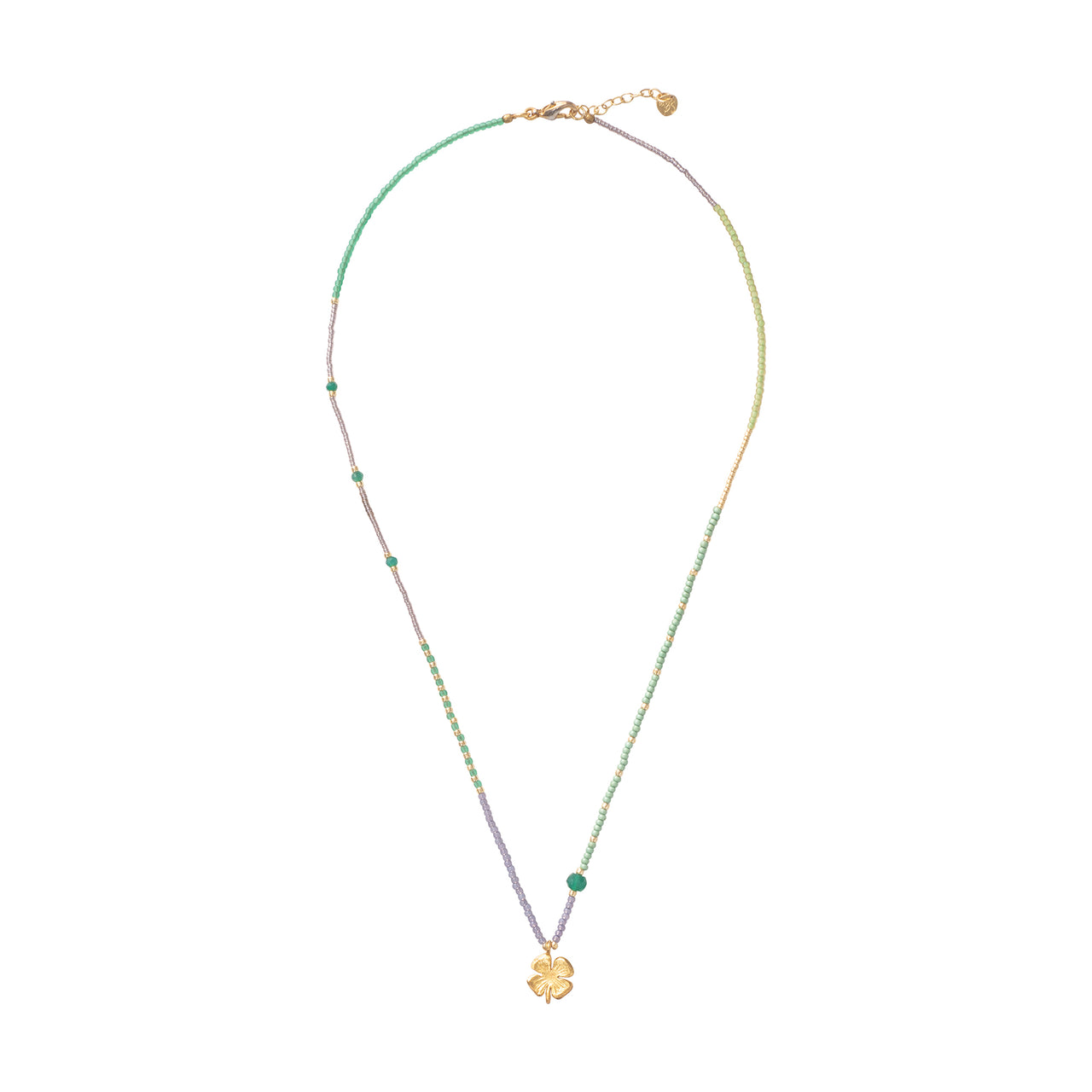 Feel Aventurine GC Necklace Aventurine - LEEF mode en accessoires