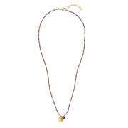 Fresh Garnet Gold Necklace Garnet - LEEF mode en accessoires