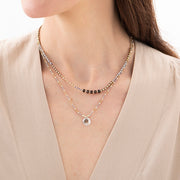 Fresh Smokey Quartz Silver Necklace Smokey quartz - LEEF mode en accessoires