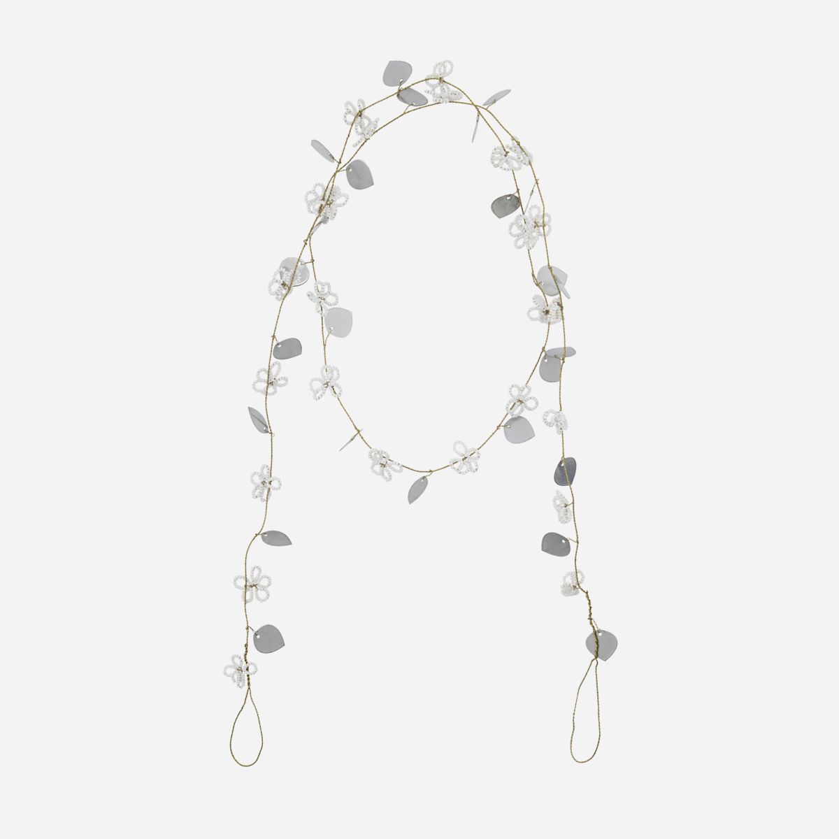 Garland Leaf  White/Silver van House Doctor te koop bij LEEF mode en accessoires Meppel