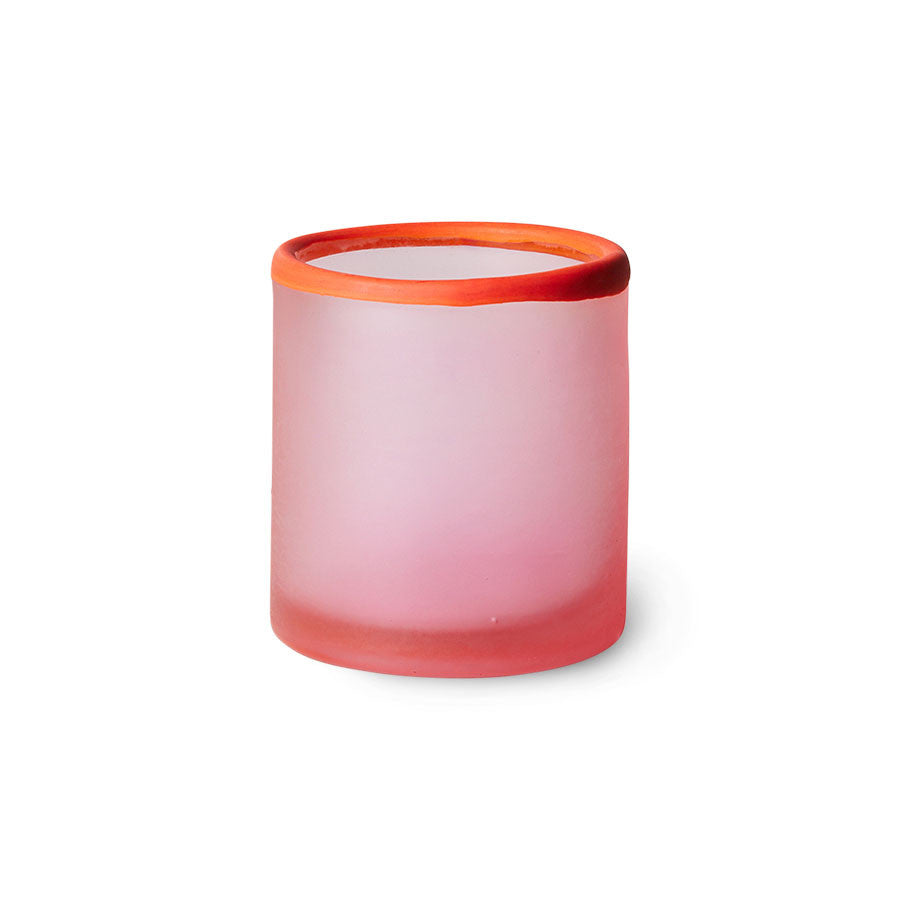 Glass Tea Light Holder Cherry Cherry - LEEF mode en accessoires