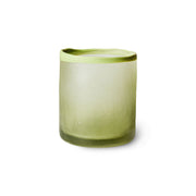 Glass Tea Light Holder Olive Olive - LEEF mode en accessoires