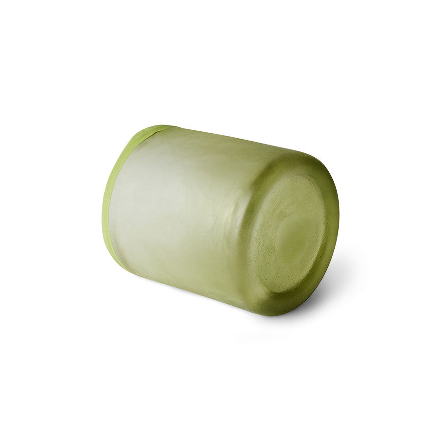 Glass Tea Light Holder Olive Olive - LEEF mode en accessoires