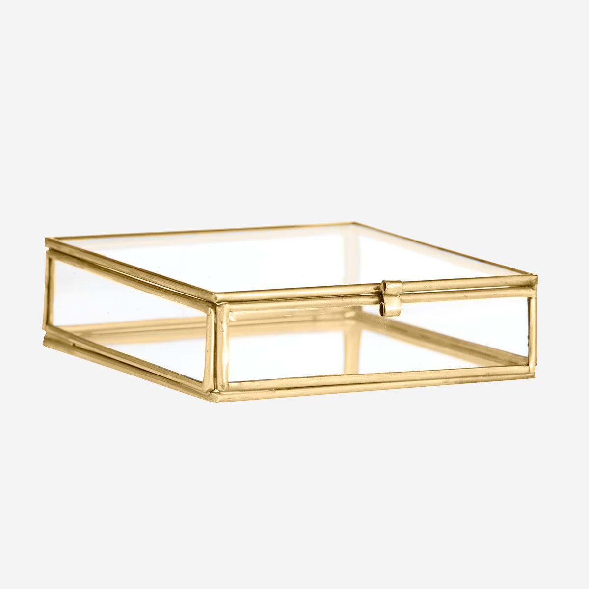 Glass box brass Brass van Madam Stoltz te koop bij LEEF mode en accessoires Meppel