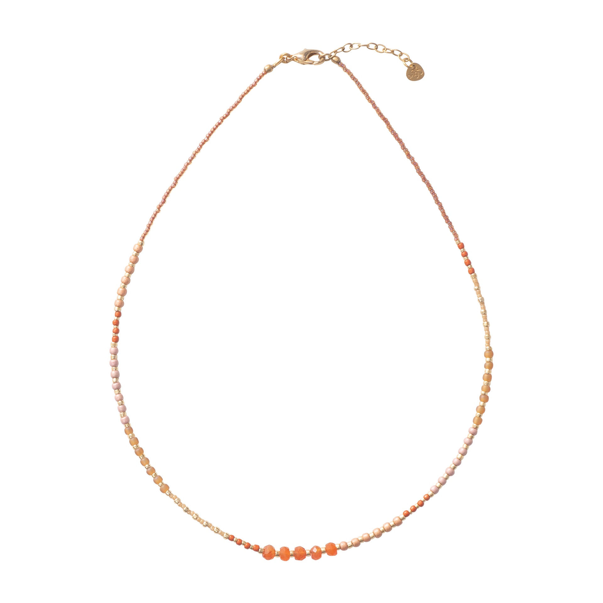 Golden Carnelian GP Necklace Carnelian - LEEF mode en accessoires