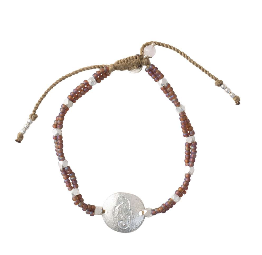 Gratitud Rose Quartz Silver Bracelet Rose quartz van a Beautiful Story te koop bij LEEF mode en accessoires Meppel