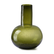 Green glass vase Green van HKliving te koop bij LEEF mode en accessoires Meppel