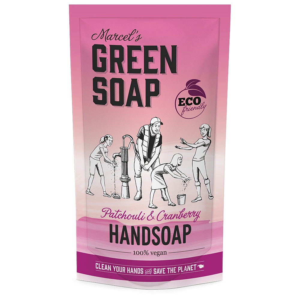 Handzeep 500ML Patchouli & Cranberry van Marcel's Green Soap te koop bij LEEF mode en accessoires Meppel
