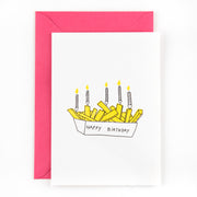 Happy Birthday Fries van Mr & Ms Flash te koop bij LEEF mode en accessoires Meppel