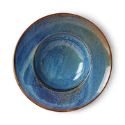 Home Chef CeramicsPasta Plate Rustic Blue Rustic Blue van HKliving te koop bij LEEF mode en accessoires Meppel