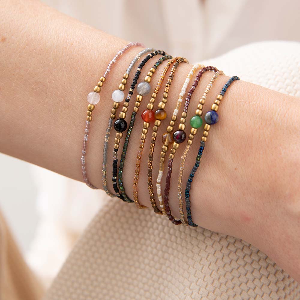 Iris Lapis lazuli gp bracelet - LEEF mode en accessoires