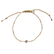 Iris Smokey Quartz Siver Bracelet Smokey quartz - LEEF mode en accessoires