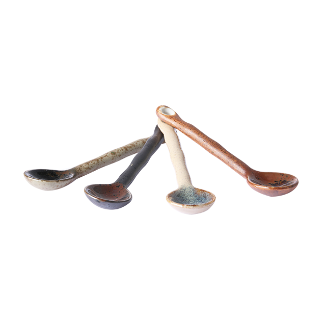Japanese ceramic tea spoons van HKliving te koop bij LEEF mode en accessoires Meppel
