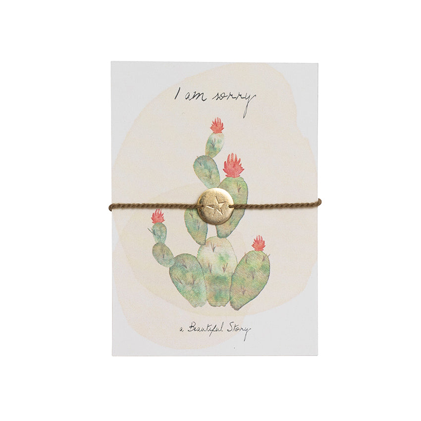 Jewelry Postcard Cactus van a Beautiful Story te koop bij LEEF mode en accessoires Meppel