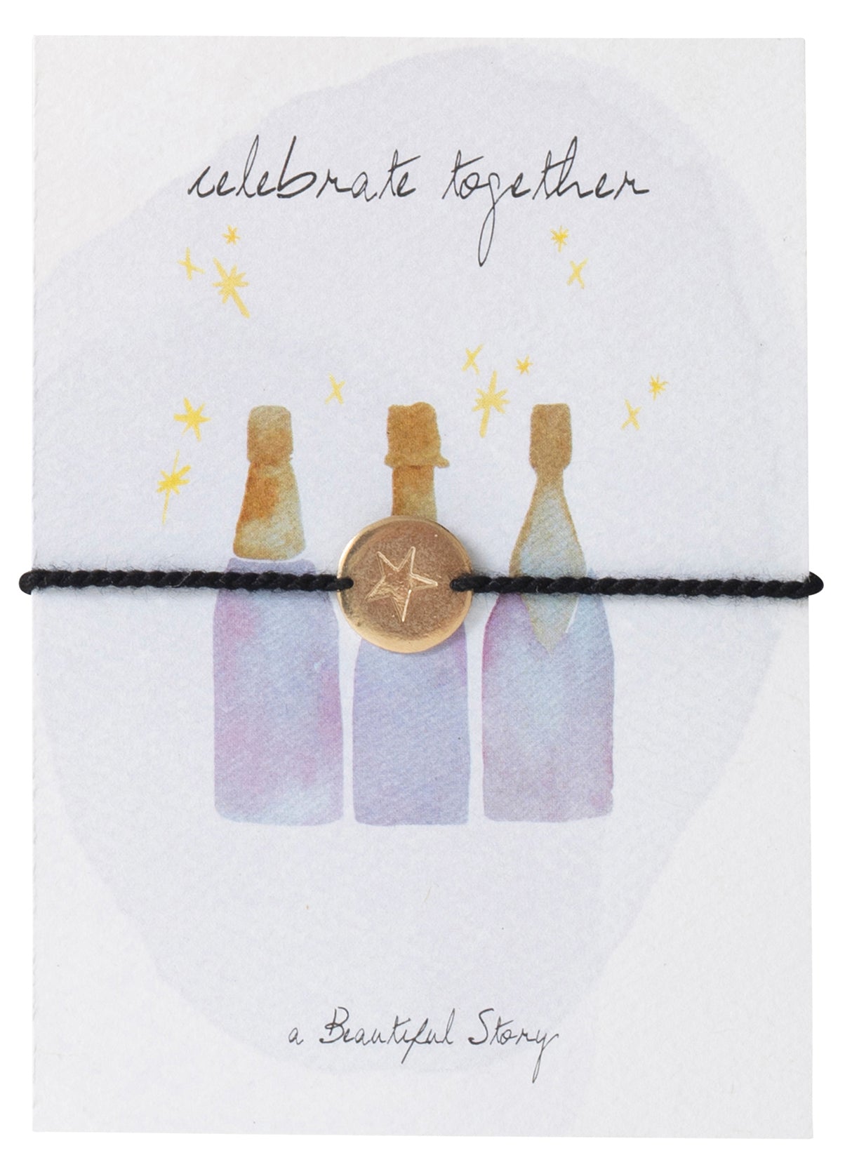 Jewelry Postcard Champagne van a Beautiful Story te koop bij LEEF mode en accessoires Meppel