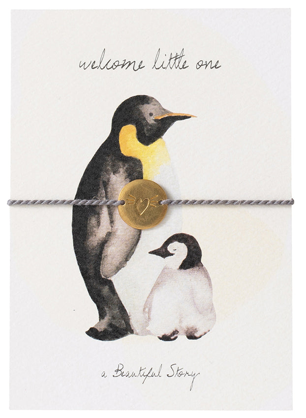 Jewelry Postcard Pinguin van a Beautiful Story te koop bij LEEF mode en accessoires Meppel
