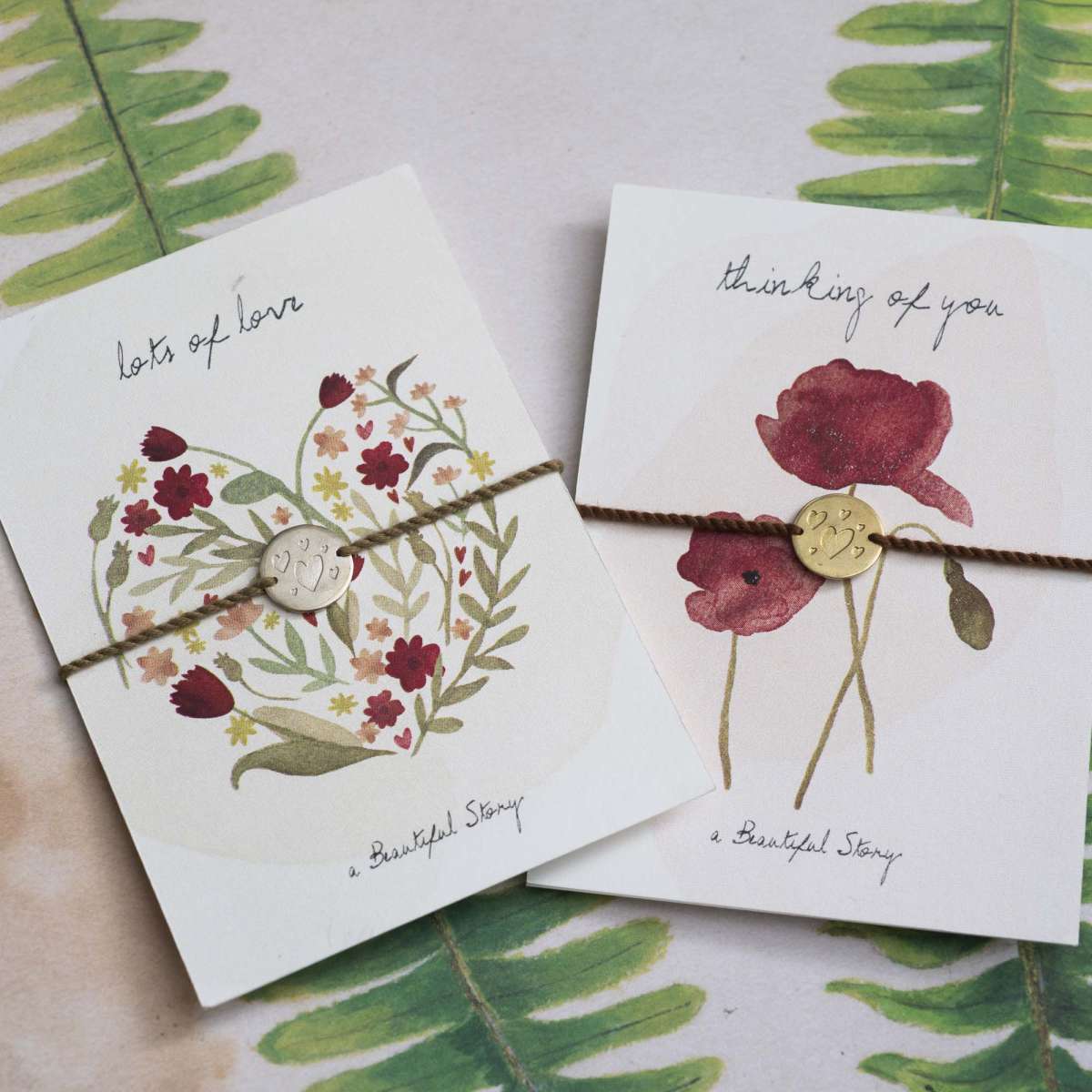 Jewelry Postcard Poppy van a Beautiful Story te koop bij LEEF mode en accessoires Meppel