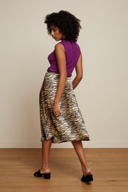 Juno Skirt Kallina 551 Golden Brown - LEEF mode en accessoires