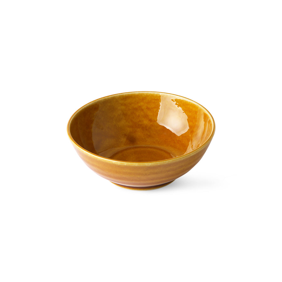 Kyoto Ceramics Japanese Soup Bowl Brown Brown van HKliving te koop bij LEEF mode en accessoires Meppel